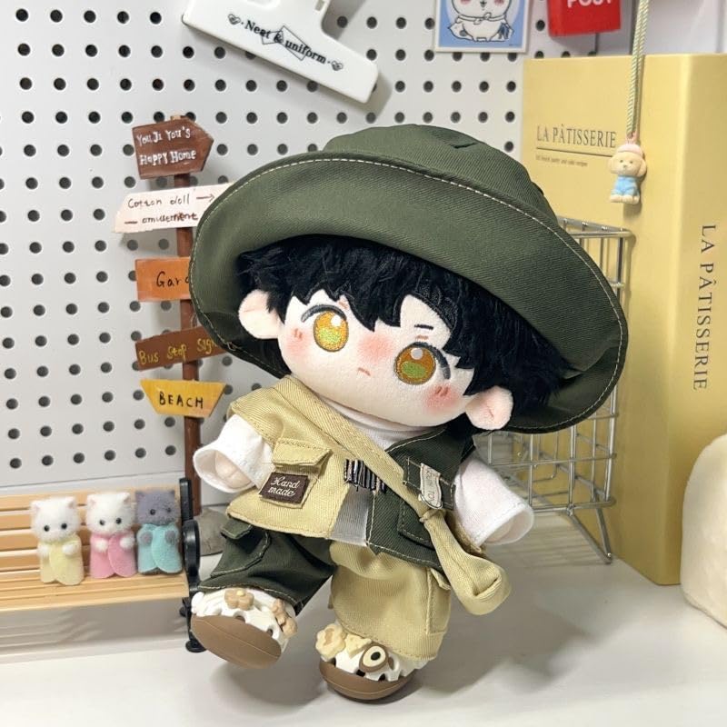 Amazon.co.jp: ぬいぐるみ 服 20cm 登山服 旅行風 衣装 帽子+シャツ+